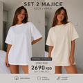 Oversize Majica - Zenska - Set 2u1