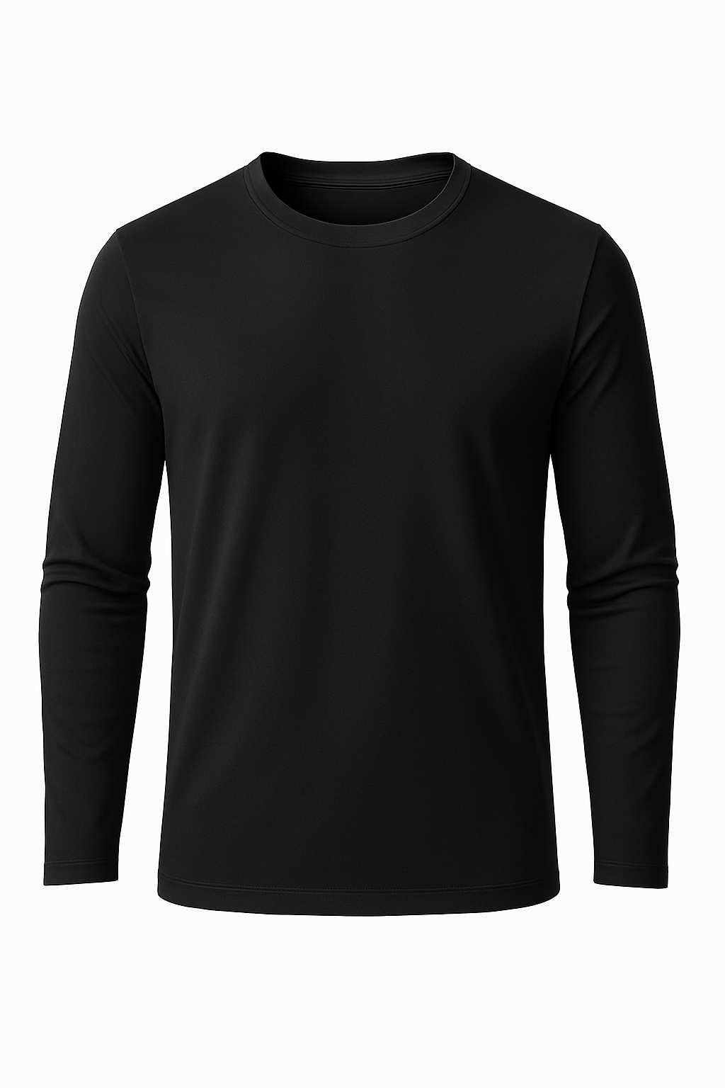 Elegant Majica Dugi Rukav - Crna